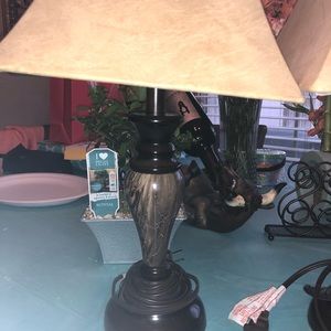 Matching small lamps